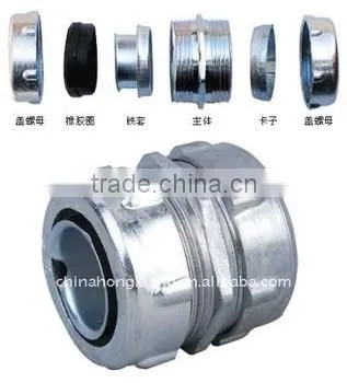 HongXiang DGJ Plum Ferrule metal adjustable tube connector, aluminum tube connectors