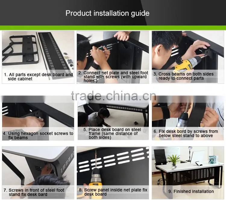 Exceptional Quality Customized Logo Printed Ergonomic Modern Small Folding Desk