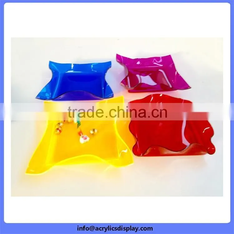 New product good quality acrylic trays fruit tray for home