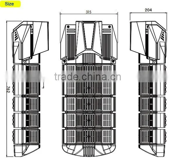 China manufacturer BV ISO9001 approval 60W 90W 120W 150W 190W 220W LED street light with bridgelux chip