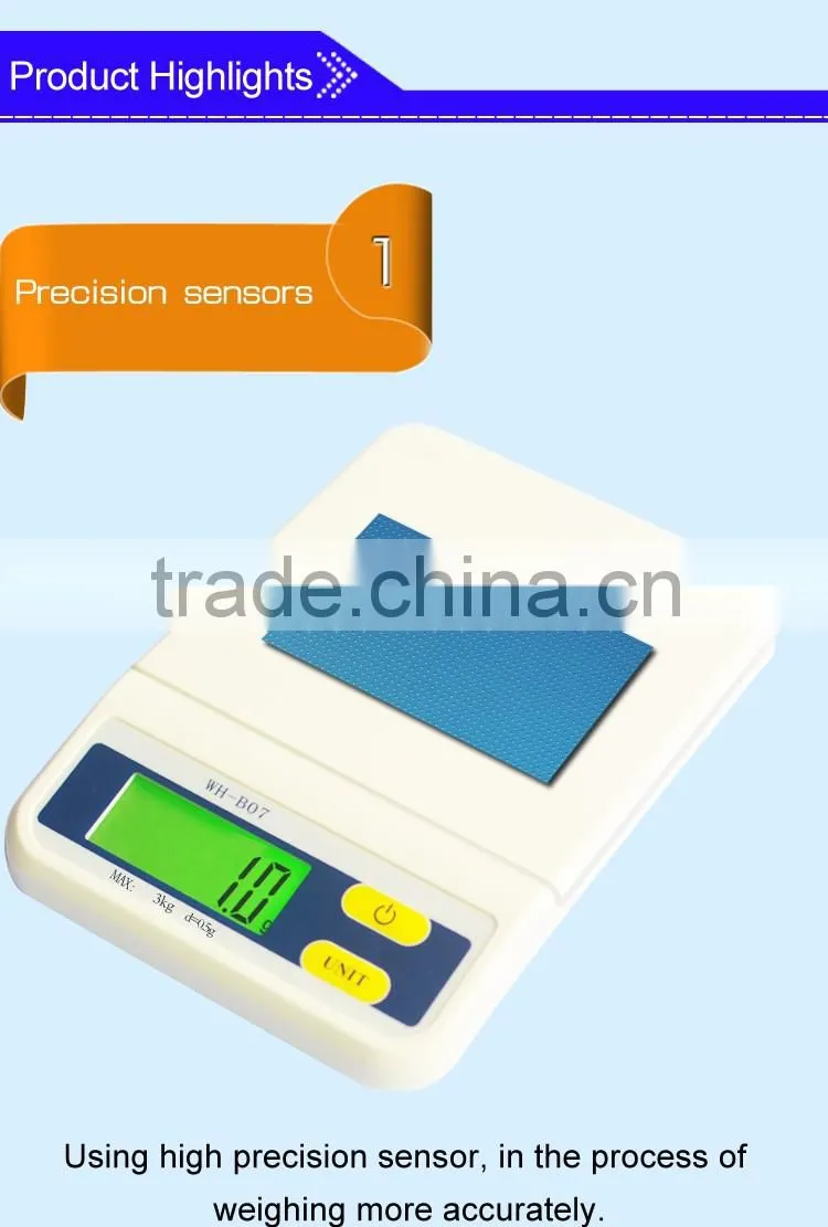Factory direct sale easy carry slim design cooking food kitchen scale