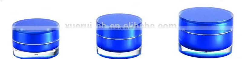 10g-200g classical cylinder shape custom acrylic cosmetic jar