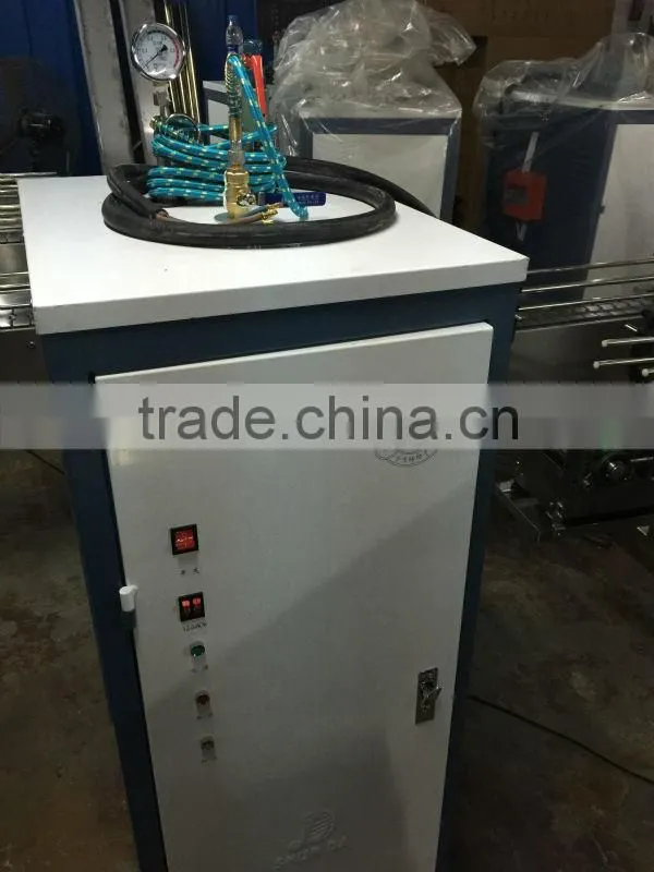2015 Wenzhou Hongzhan GP 403 plastic bottle label heat shrinking machine