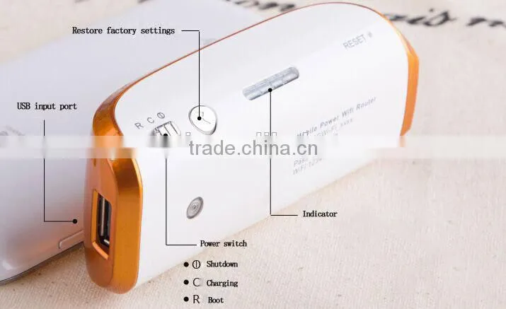 3G wireless router wifi mobile power portable mobile power charging treasure mobile phone three Netcom Power Custom Factory