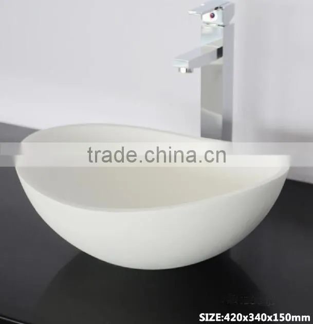 Modern Style Cabinet Wash Basins, Stone Resin bathroom Wash Basin, wall hung wash basin