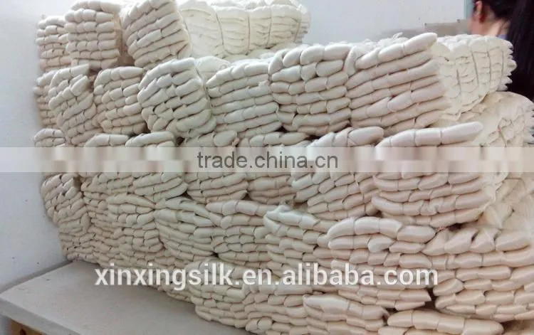 100% spun mulberry raw silk yarn used for knitting weaving