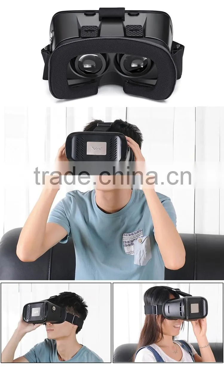 Google cardboard cinema vr46 with white and black