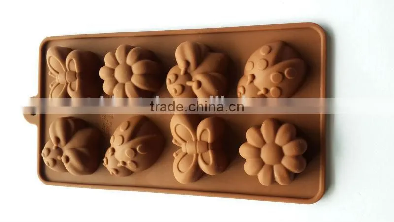 DIY Baking Molds Insects Shape FDA Silicone Chocolate Mold