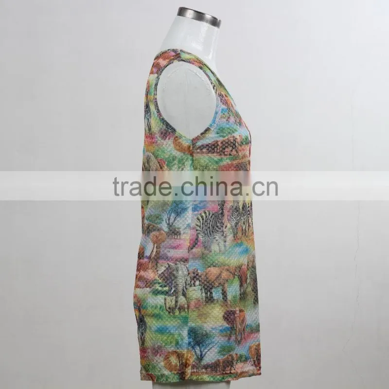F5S15197 Tank Top Woman Summer 2016 China Manufacturer