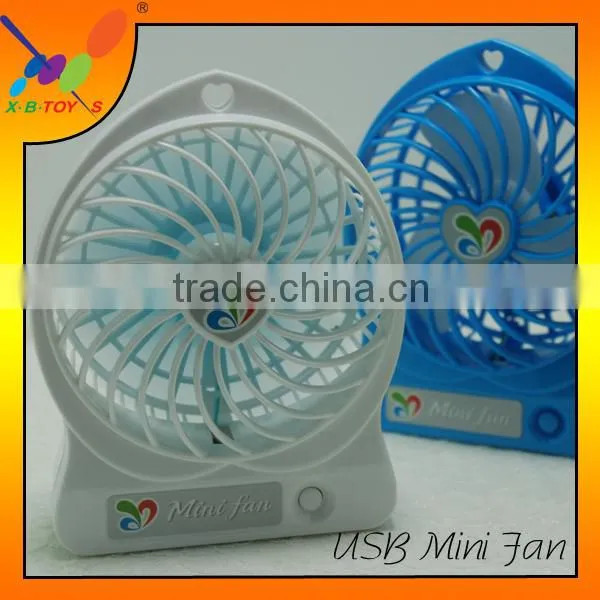 2015 New Design Creative USB Fan Wholesale rechargeable Mini USB Gift Fan