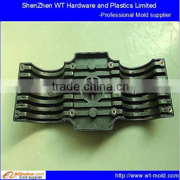 nylon+GF part injection molds for instrumentation accessories