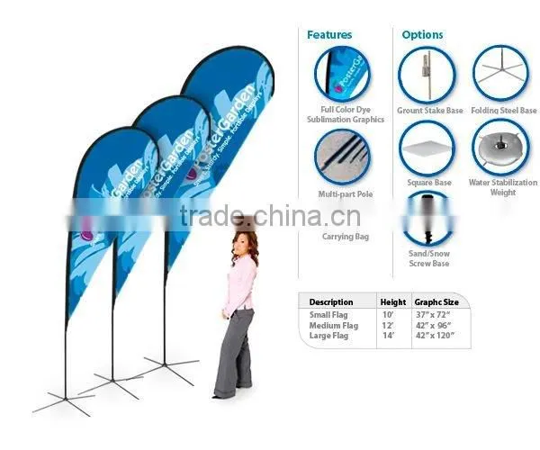 Outdoor Display Beach Flying Banner