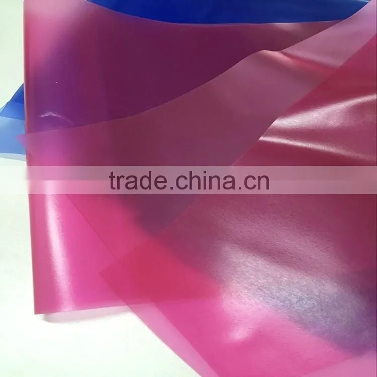 2016 factory best sell color matte PVC film rolls