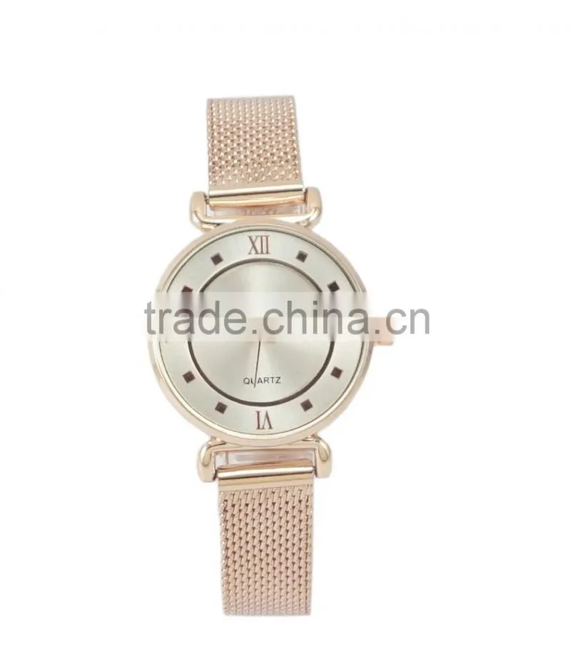 Hot selling new fashion design mesh band colorful dial female watches make your own watch