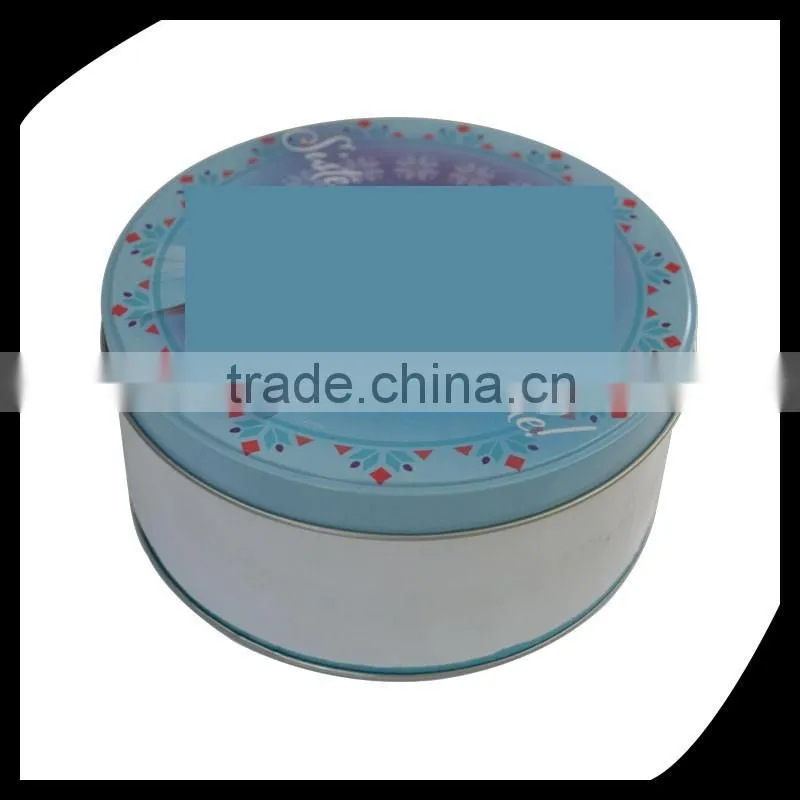 2016 hot selling high quality round gift tin box , Candle tin , luxury jewelry packaging tin box,tin box