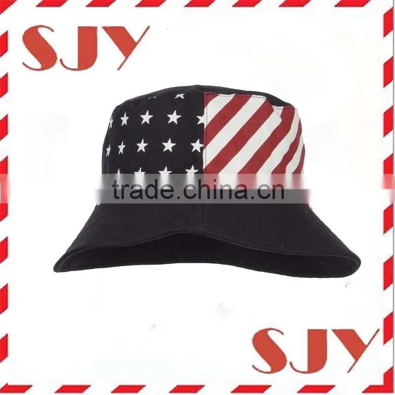 Custom bucket caps and hats for countries flag