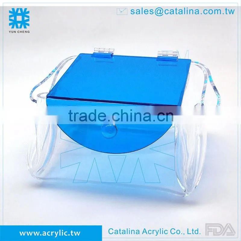 Stylish acrylic candy bag jewelry storage