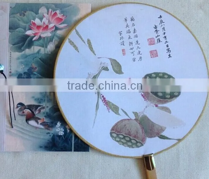 2015 New Hioliday Sale Event Party Supplies Paper Hand Fan Wedding Decoration