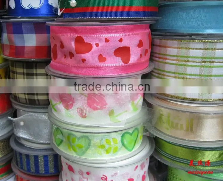 Celebrate ribbon wholesale customized organza star printed well quality wholesale ribbon wholesale character ribbon