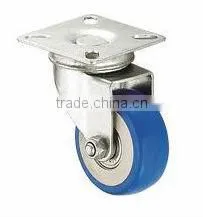 Light Duty Blue Swivel Trolly Furniture Caster Wheel