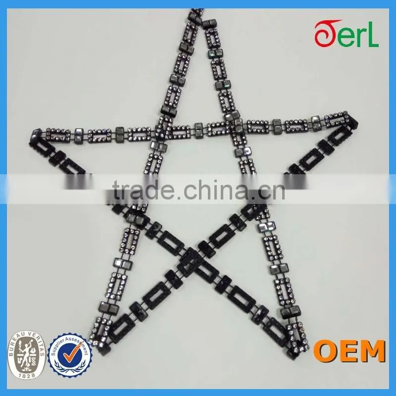 Single Row Red Base Plastic Glass Rhinestone Banding Trimming