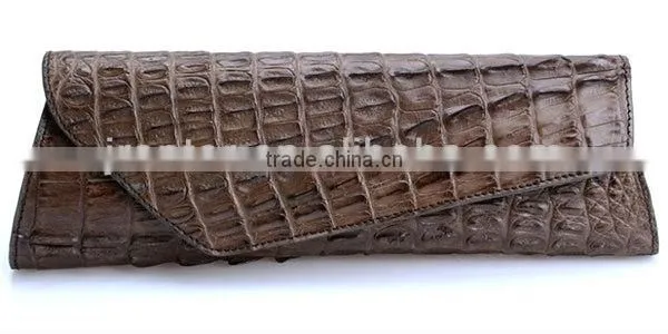 Ladies Party Genuine Leather Clutch Purse Crocodile Skin Handbags chinese clutch bag