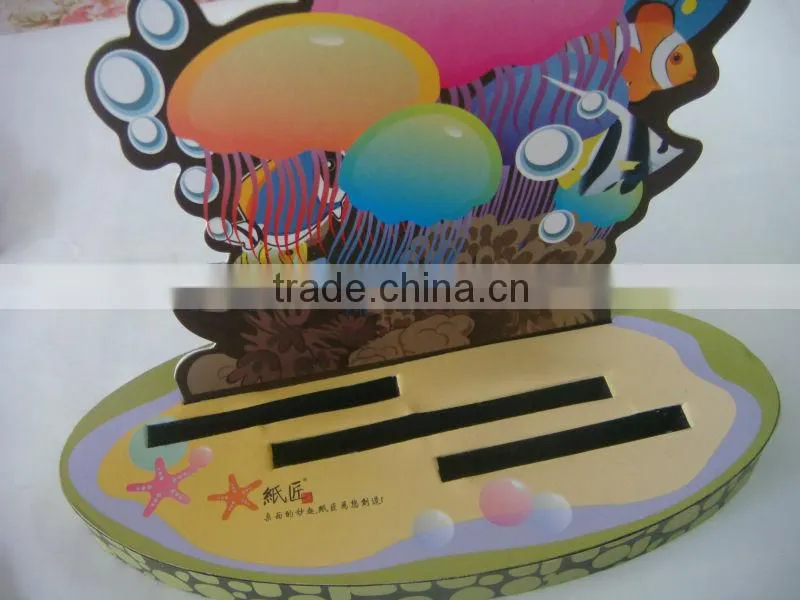 Decoration sticky note with wooden pallet