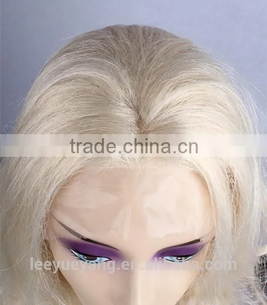 High quality 100% synthetic blonde lace front wigs
