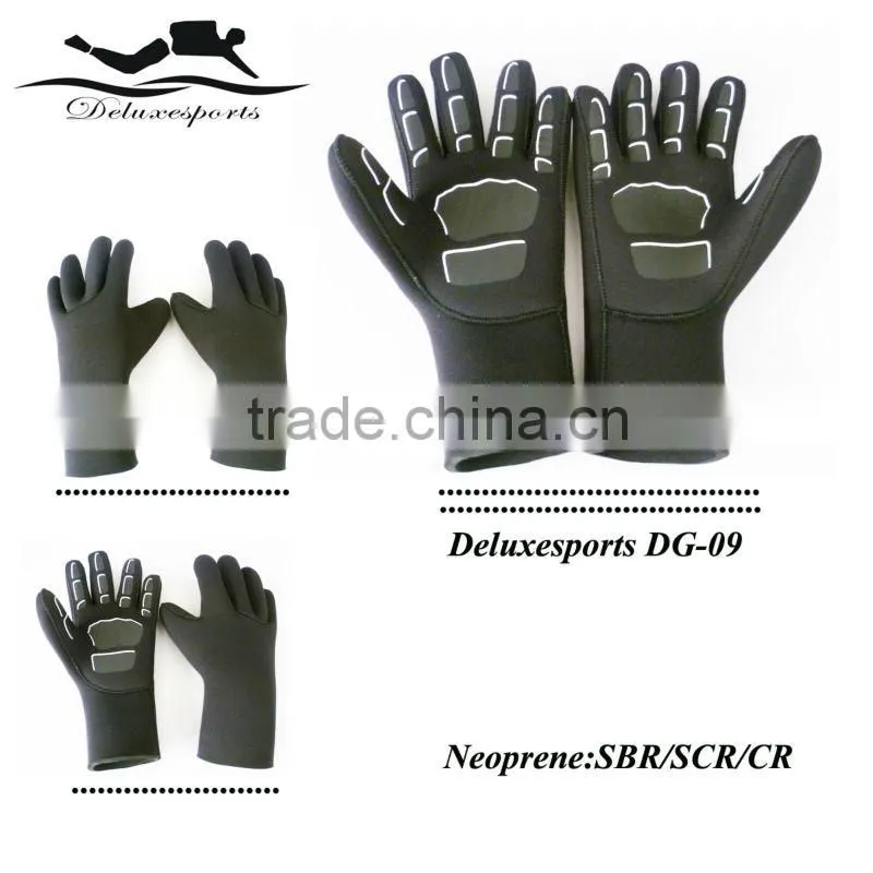 Surfing/diving neoprene gloves SCR dive gloves fluo color gloves