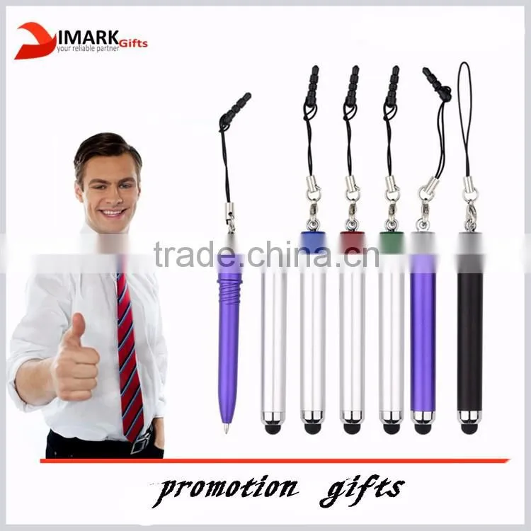 2016 Crystal Mini touch pen promotional ball pen stylus touch pen