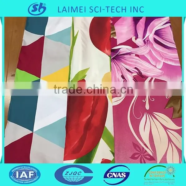 Flower print fleece fabric for bed sheet , best fabric to make bedding