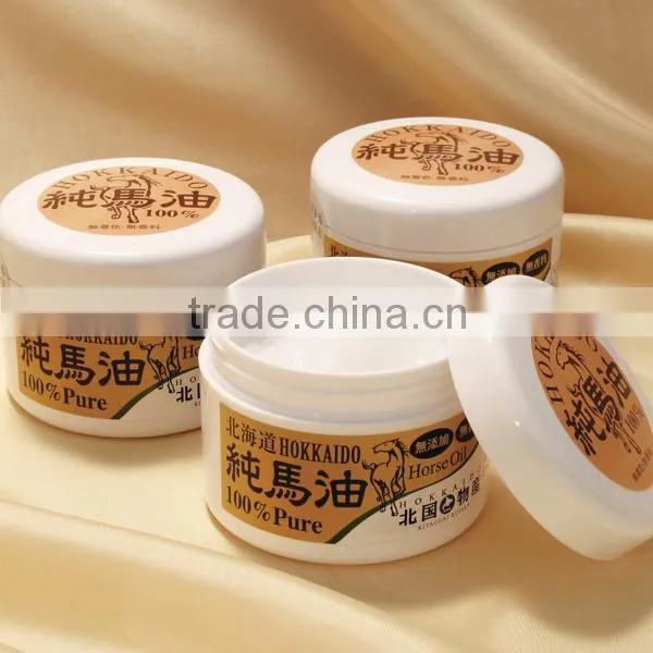Moisturizing japanese hand cream horse oil for a variety of medical treatments , additive-free, no fragrance