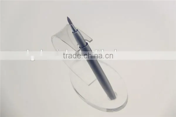 Portable silver Retractable makeup lip brush,High quality makeup brush