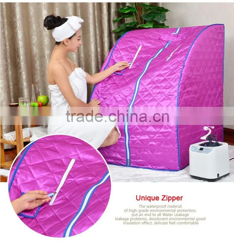 1200W 2L Capality One person Home Portable Steam Sauna Room