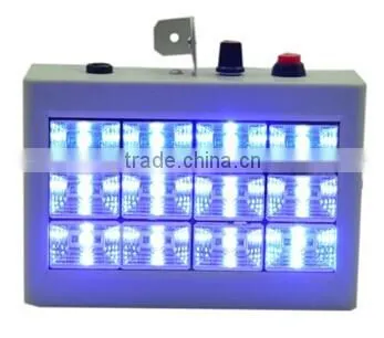 12pcs*1W R/G/B/RGB Plastic housing LED disco party Strobe Light