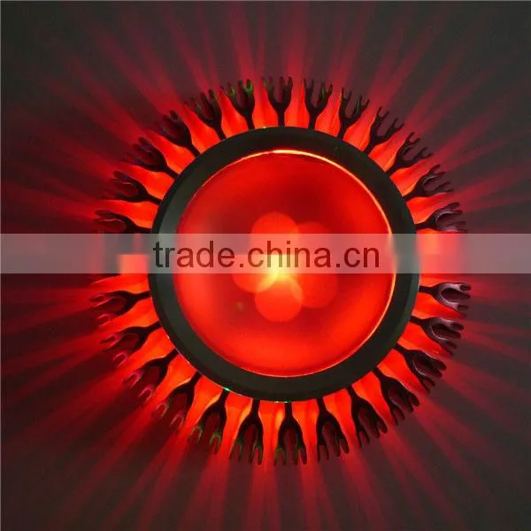 RGB wall light with remoted controller