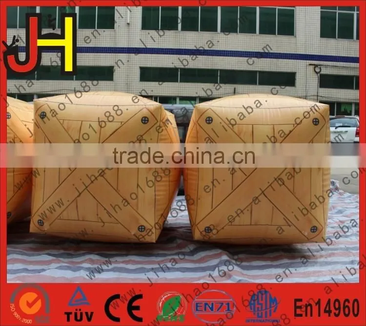Sample Testing High Quality Paintball Inflatable Box Bunkers For Sale