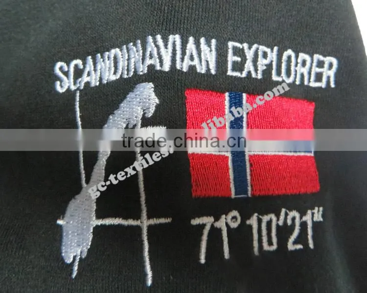 Customized Printed Fleece Hoodies/ Sweatshirts/ Hooded Sweater with emb on left arm