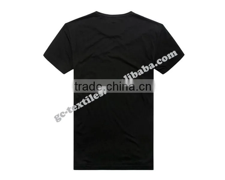 Printed Round-collar Men's T shirts Manufacturer