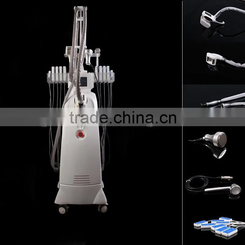 RF Vacuum Roller photon Sextupole Radio Frequency Ultrasonic Cavitation Liposuction ultrasonic facial machine