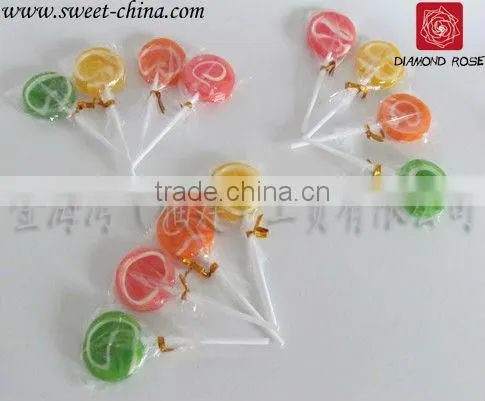 Watermelon lollipop candy