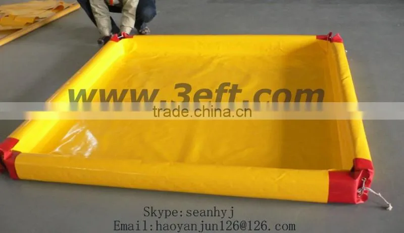 Environmental protection oil spill containment berm
