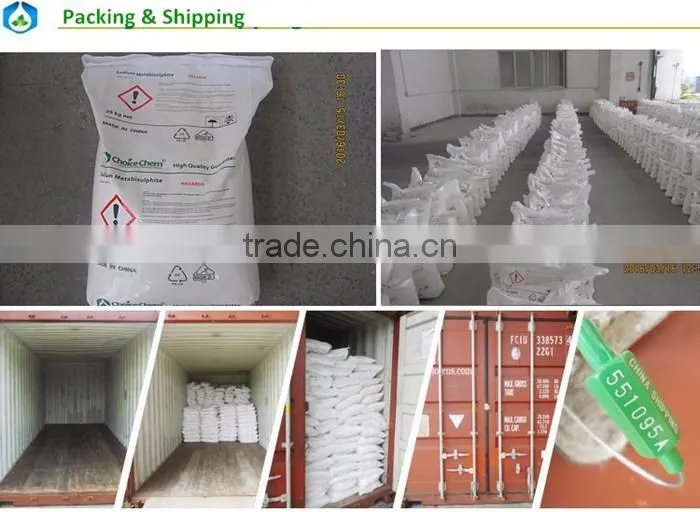 food grade good price sodium metabisulphite