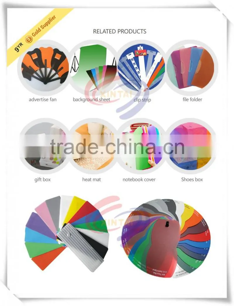 pp sheet manufacturer OEM school notebook cover designs