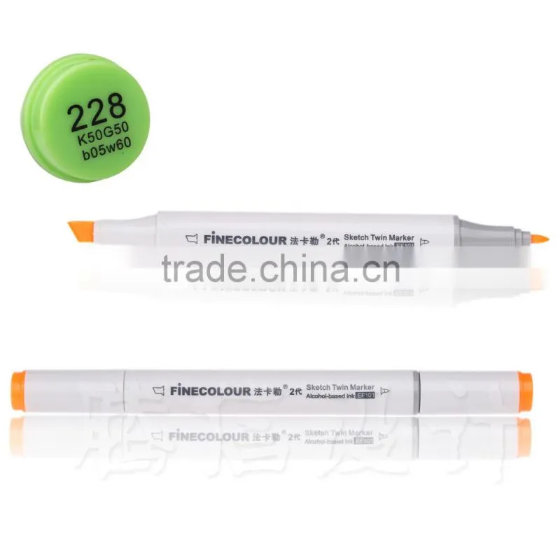 2014 newest novelty markers sketch marker Permanent twin marker set