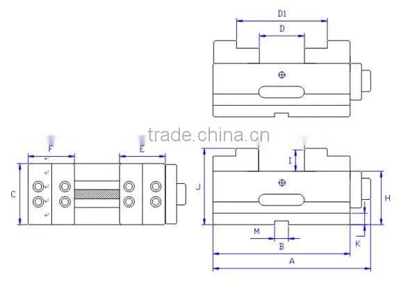 MT0900-060 Self Centering Vise