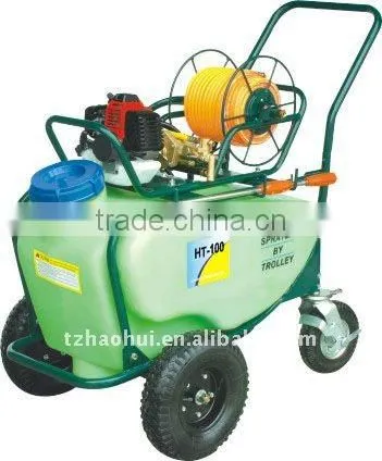 Pulverisateur Hand push type with Stretcher engine sprayers 100L HT-100B