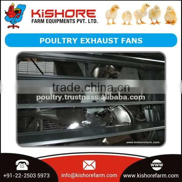 Optimum Quality Poultry Exhaust Fans with Special Adjustable Attachmenty Equipments