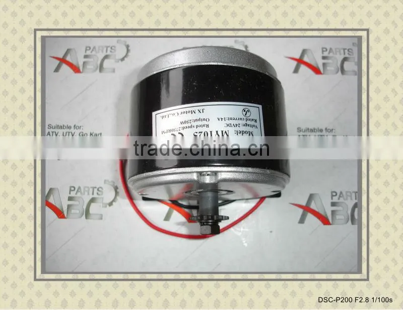 250W 24V Starter motor for scooter and E-bike