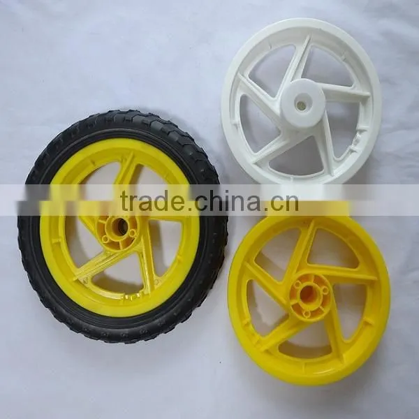 12"x 1.75" small plastic stroller bike wheel